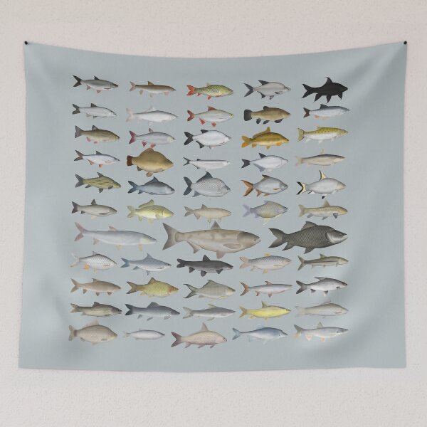 Item preview, Carp Family Group designed and sold by fishfolkart.