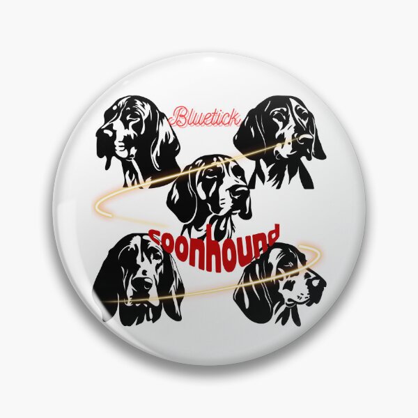 Item preview, ​B​l​u​e​T​i​c​k​ ​C​o​o​n​h​o​u​n​d​ ​M​a​j​e​s​t​y​ designed and sold by JosieCreativeC.