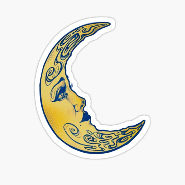 Item preview, Whimsigoth Celestial Moon Crescent designed and sold by 13DustBunnies.
