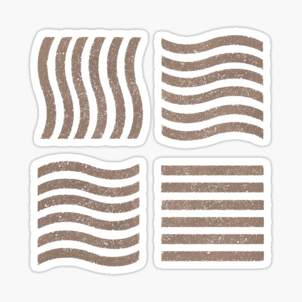 Minimal Fifth Element Stones Sticker