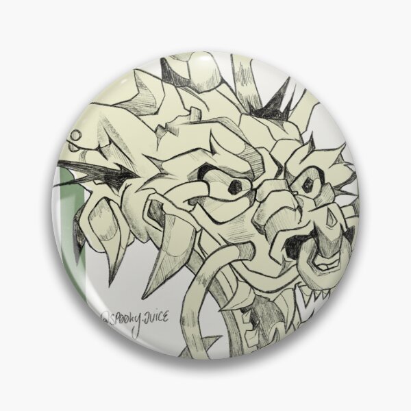 Item preview, Pierced dragon tattoo designed and sold by Sp00kyJuice.