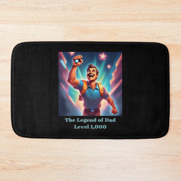 Item preview, Retro Gamer Dad Victory The Legend of Dad designed and sold by VanessaMF.