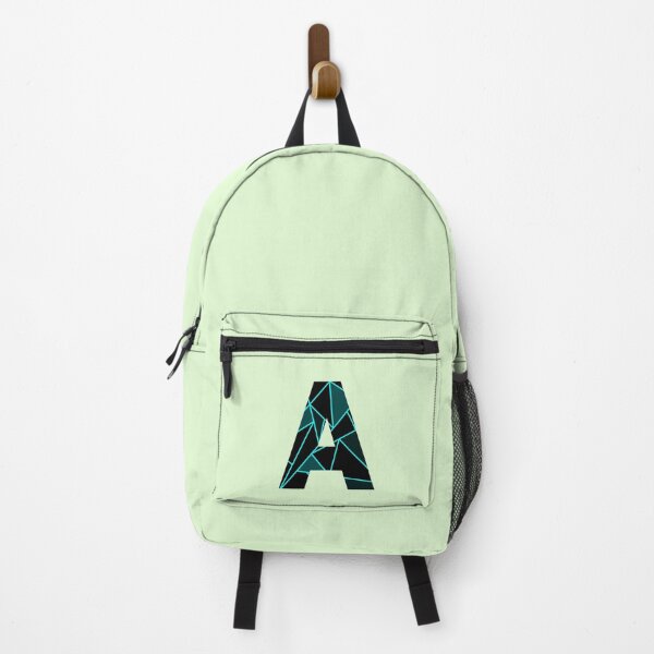 Item preview, Monogram A With Neon Blue Abstract Lines designed and sold by Coffee Lifestyle.