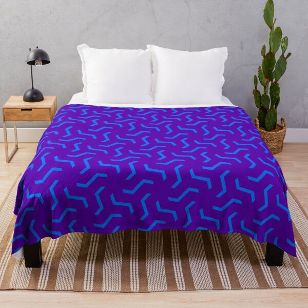 Item preview, Scattered Marks & Characters On Purple Blue BiColor Tiles designed and sold by Alchemy-A-La-G.