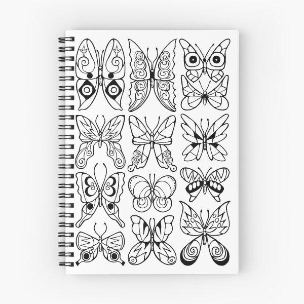 Item preview, Retro Inspired Butterfly Outline designed and sold by Carleah Unique.