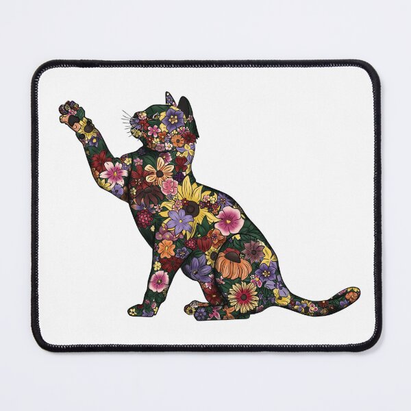 Item preview, Floral Cat designed and sold by Moon Dog Art.