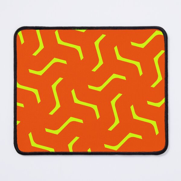 Item preview, Scattered Marks & Sequenced Characters Yellow Orange BiColor Tiles designed and sold by Alchemy-A-La-G.