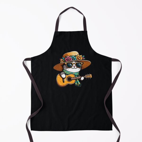 Item preview, Whiskers and Strumming: A Cat's Sunlit Serenade designed and sold by ArteeInnovation.