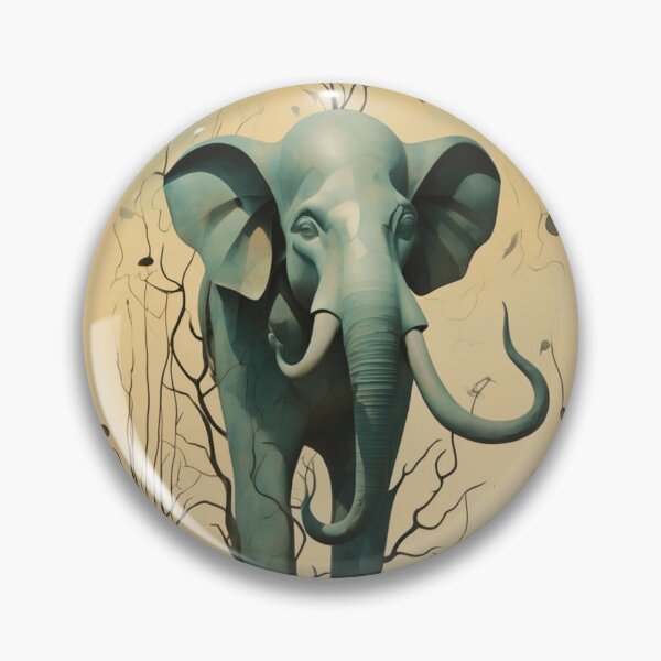 Item preview, Surrealist Elephant Painting #2 designed and sold by JojiKebamura.