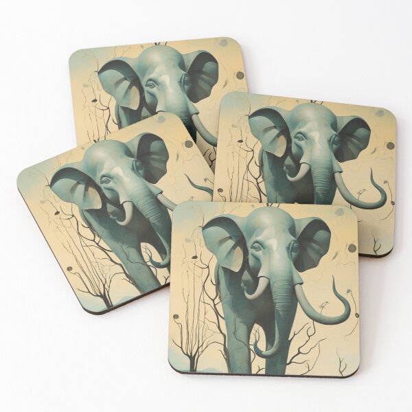 Item preview, Surrealist Elephant Painting #2 designed and sold by JojiKebamura.