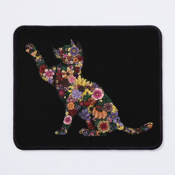Item preview, Floral Cat designed and sold by Moon Dog Art.