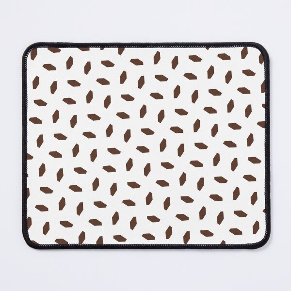 Item preview, Scattered Brown & White Gemstone Pebble Stones BiColor Tiles designed and sold by Alchemy-A-La-G.
