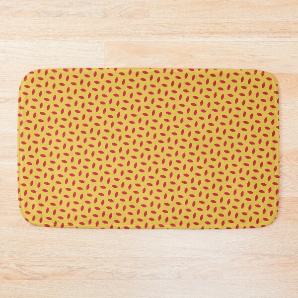Item preview, Scattered Red & Orange Gemstone Pebble Stones BiColor Tiles designed and sold by Alchemy-A-La-G.
