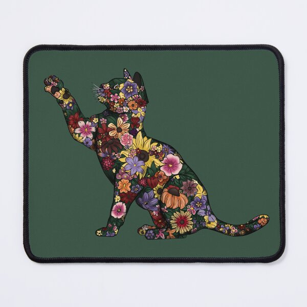 Item preview, Floral Cat designed and sold by Moon Dog Art.