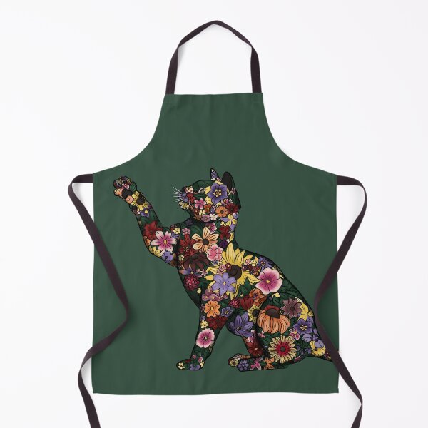 Item preview, Floral Cat designed and sold by Moon Dog Art.