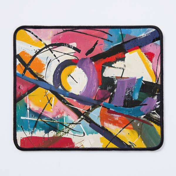 Item preview, Dynamic Expression- Vivid Colors and Bold Strokes in Abstract Motion AI Generated designed and sold by OlfactoART Studio.