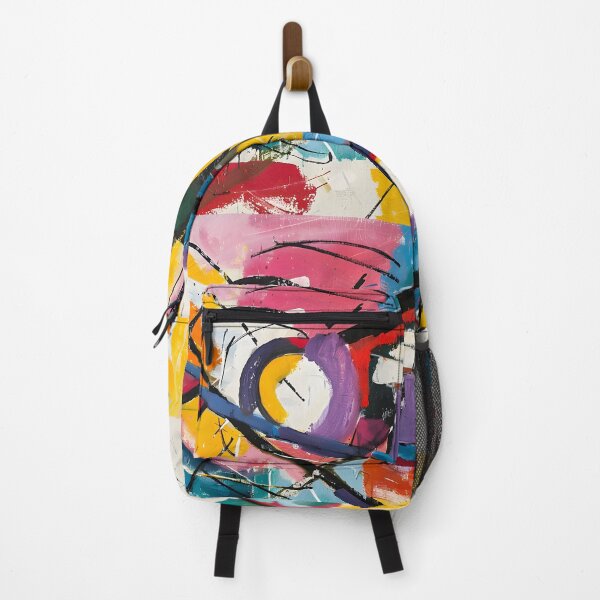 Item preview, Dynamic Expression- Vivid Colors and Bold Strokes in Abstract Motion AI Generated designed and sold by OlfactoART Studio.