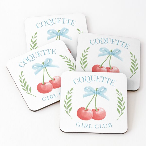 Item preview, Coquette Cherries and Bows Girls Club designed and sold by darkskydelights.