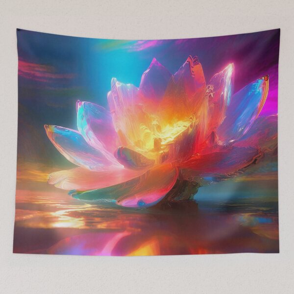 Item preview, 5D Lotus Flower Vibrant Rebirth in the New Age of Aquarius designed and sold by ideasx.