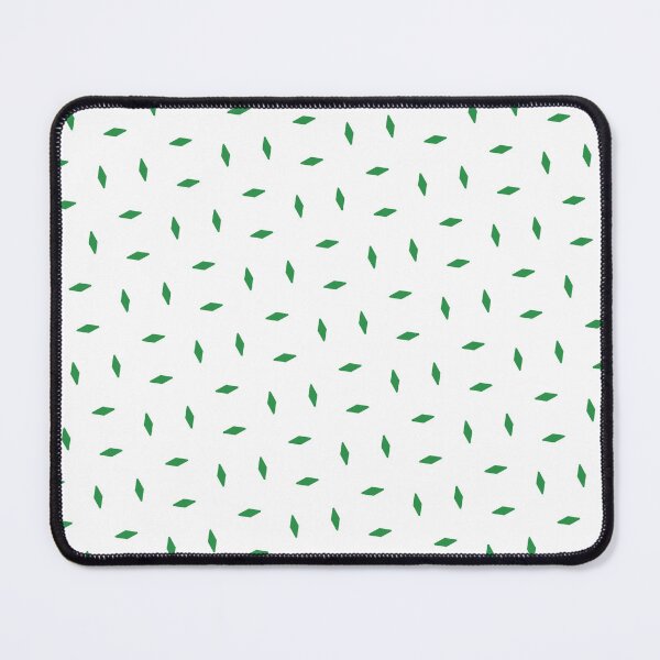 Item preview, Scattered Green & White Gemstone Pebble Stones BiColor Tiles designed and sold by Alchemy-A-La-G.