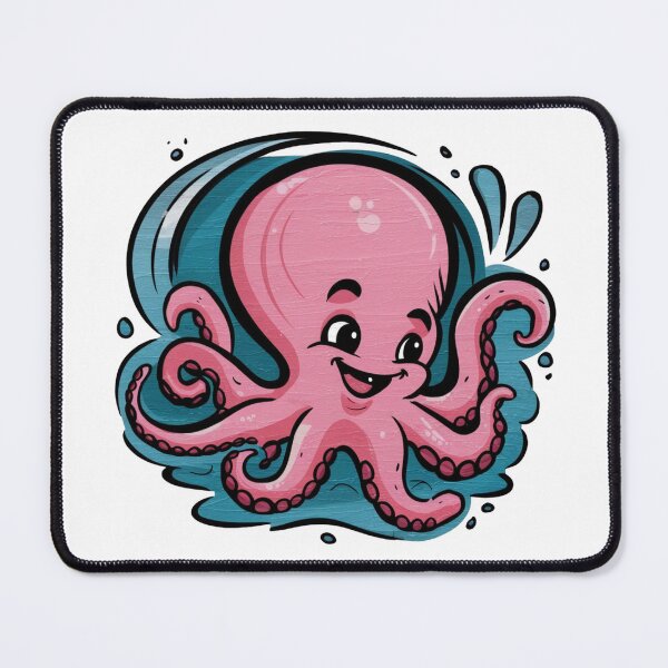 Item preview, Adorable Pink Octopus designed and sold by Krieghorn.