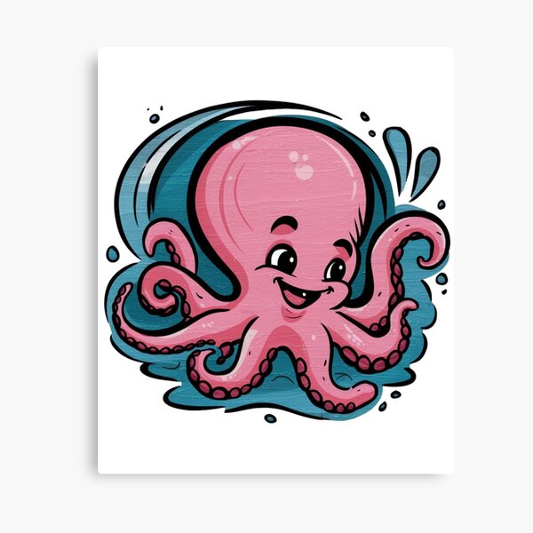 Item preview, Adorable Pink Octopus designed and sold by Krieghorn.