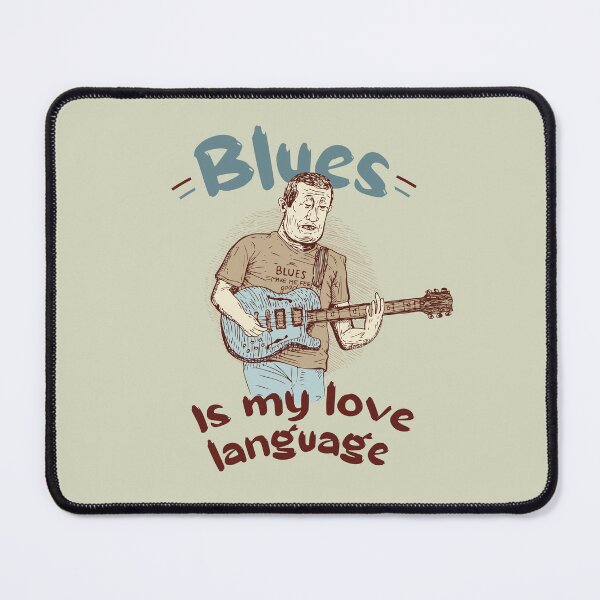 Item preview, Blues is my love language designed and sold by Rômulo Queiroz.