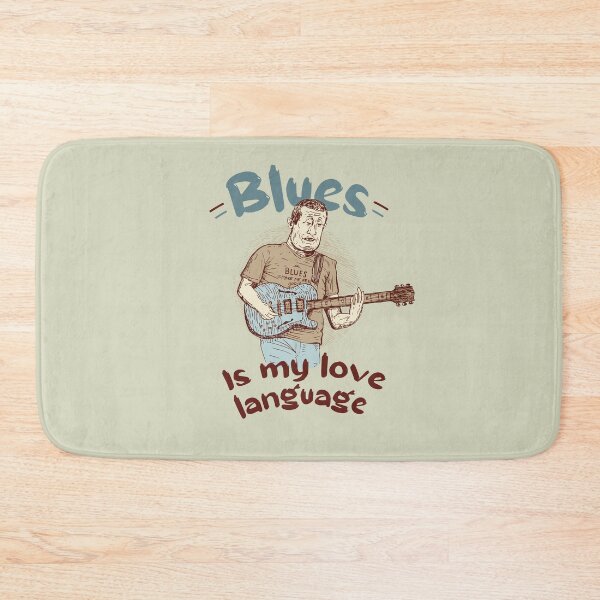 Item preview, Blues is my love language designed and sold by Rômulo Queiroz.