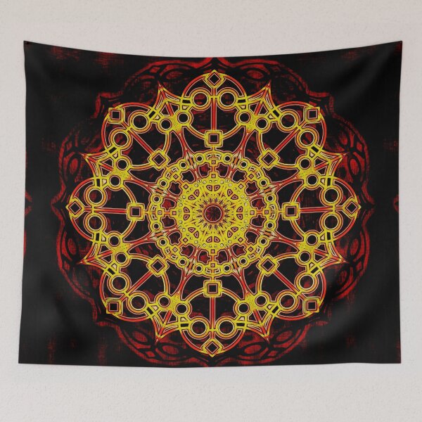 Item preview, Mandala 05 BIG darkblood designed and sold by extramuros-cf.