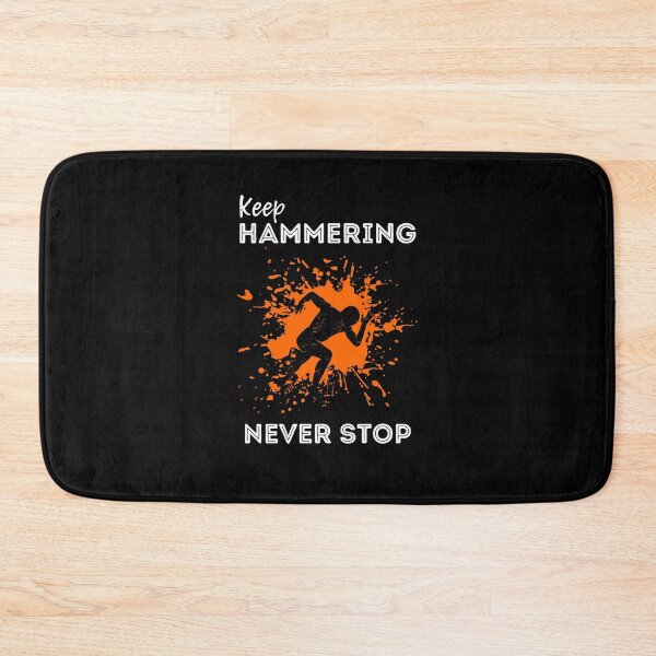 Item preview, Keep hammering, never stop - motivative gifts for runners designed and sold by alczar.