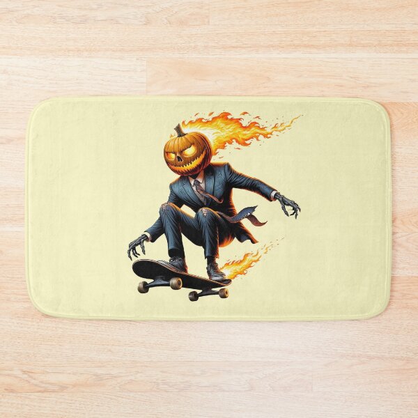 Item preview, Jack-o-lantern Skater Dude designed and sold by bunnyboiler.