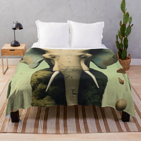 Item preview, Surrealist Elephant Painting #4 designed and sold by JojiKebamura.