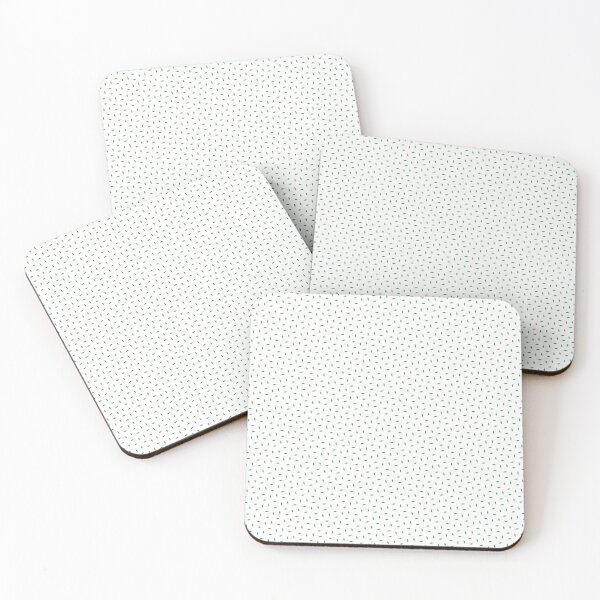 Item preview, Scattered Green & White Gemstone Pebble Stones BiColor Tiles designed and sold by Alchemy-A-La-G.
