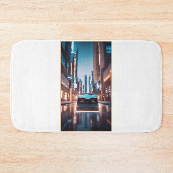 Item preview, Futuristic city, futuristic car designed and sold by CreativeBizarre.