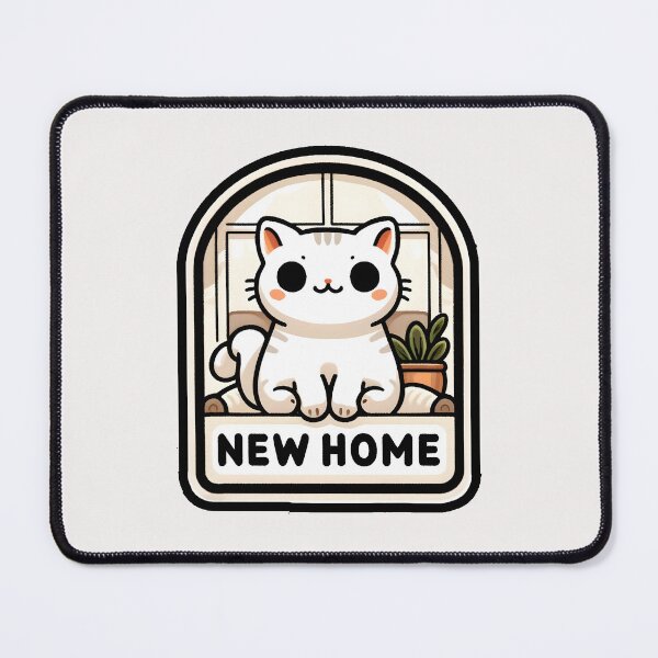 Item preview, new home cat designed and sold by creativechaster.