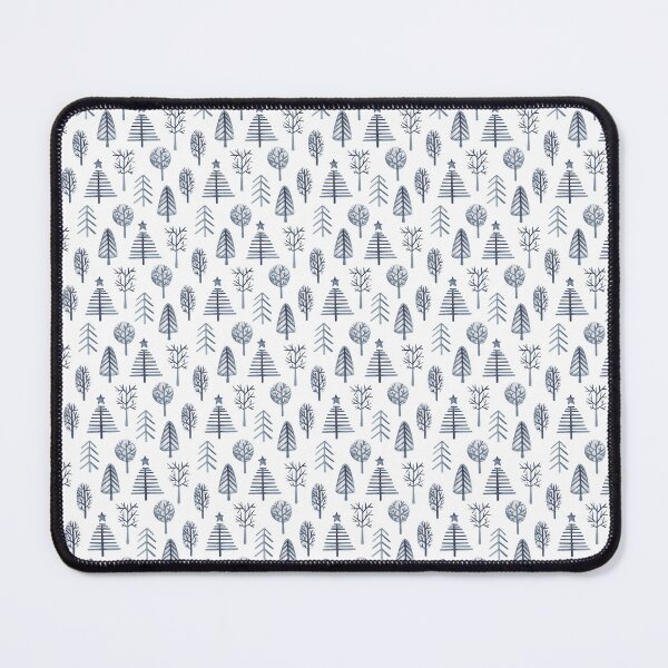Item preview, Winter wonderland, Scandanavian design, blue white trees designed and sold by Tiffany Glassco.