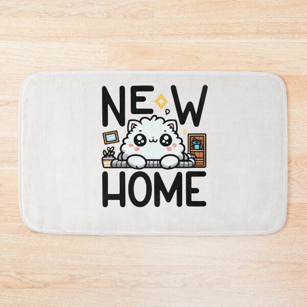 Item preview, new home cat designed and sold by creativechaster.