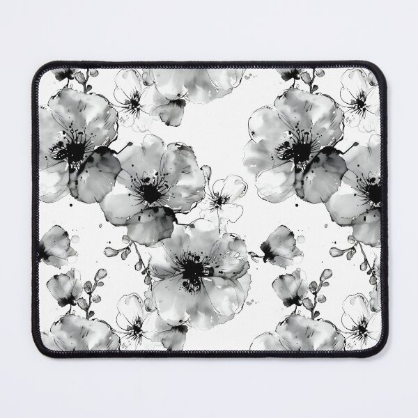 Item preview, Luxury Black and White Floral designed and sold by Magnuna.