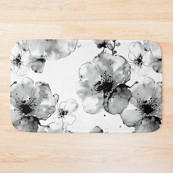 Item preview, Luxury Black and White Floral designed and sold by Magnuna.