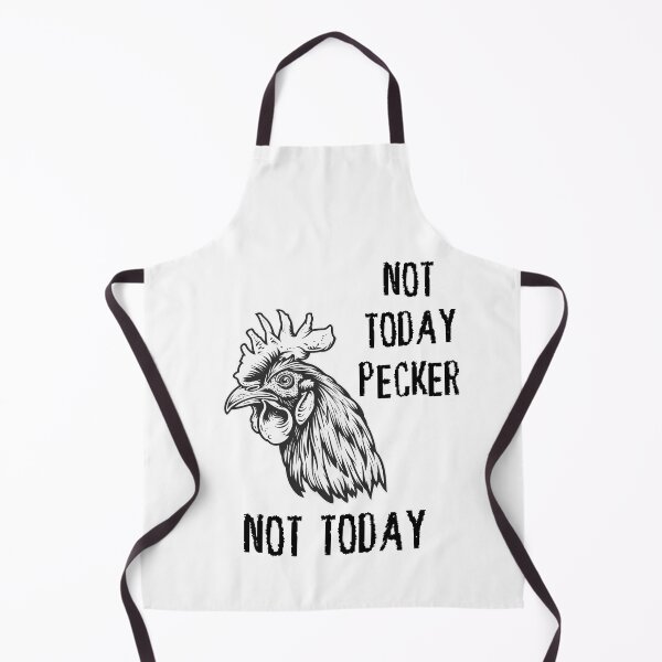 Item preview, Rooster - Not Today Pecker, Not Today (with Black Lettering) designed and sold by VelvetRoom.