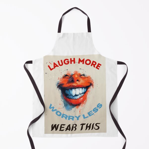 Item preview, Laugh More Worry Less Vibrant Smiles Collection designed and sold by MyDearWorld.