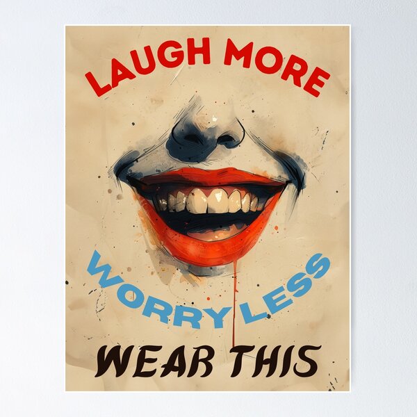 Artikel-Vorschau von Lachen Sie mehr, sorgen Sie sich weniger, strahlendes Lächeln – Kollektion, designt und verkauft von MyDearWorld.