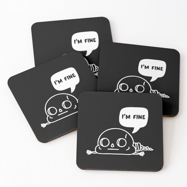 Item preview, I'm Fine Sarcastic designed and sold by ricricswert.