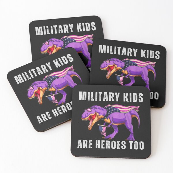Item preview, Purple up t rex for military kids  designed and sold by LOLANeshop.