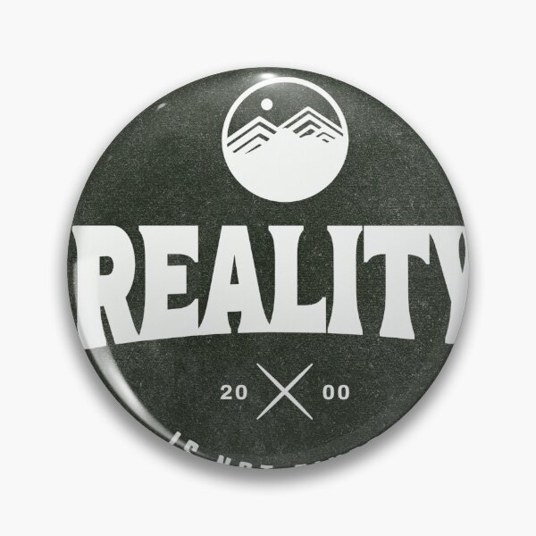 Item preview, Reality Is Not Fixed Philosophical Emblem Design designed and sold by gleefulme.