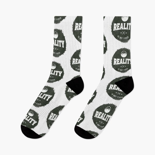 Item preview, Reality Is Not Fixed Philosophical Emblem Design designed and sold by gleefulme.