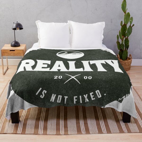 Item preview, Reality Is Not Fixed Philosophical Emblem Design designed and sold by gleefulme.