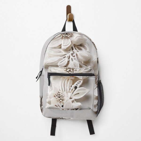 Item preview, Lace of Dreams: Mesmerizing Black and White Floral Elegance designed and sold by roon-ai.
