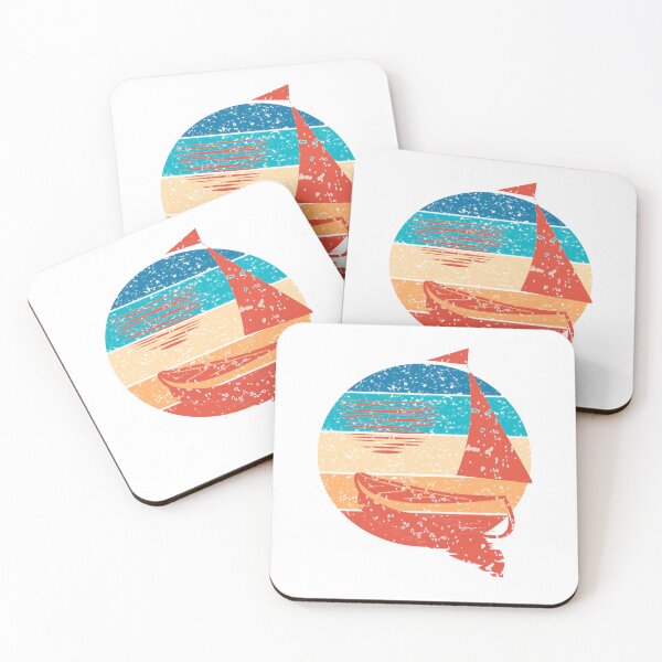 Item preview, Sailboat vintage sunset designed and sold by vibeno1.