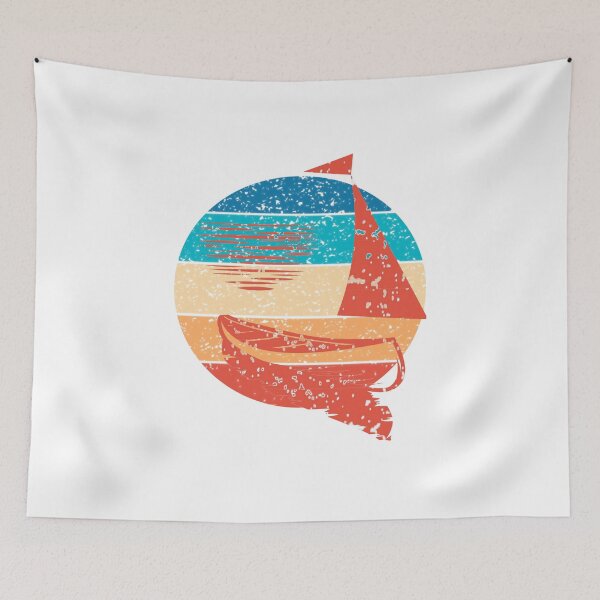 Item preview, Sailboat vintage sunset designed and sold by vibeno1.